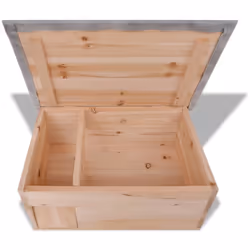 VidaXL Hedgehog House 45 x 33 x 22 cm Wood - Additional view 4