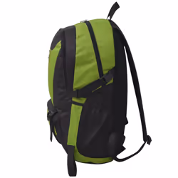 VidaXL 91107 backpack Rucksack Black, Green Polyester
