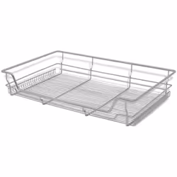 2 pcs Pull-Out Wire Baskets Kitchen Base Larder Units Storage Organiser 800 mm