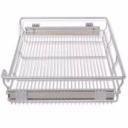 2 pcs Pull-Out Wire Baskets Kitchen Base Larder Units Storage Organiser 800 mm - Additional view 5