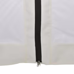 vidaXL Hexagonal Pop-Up Marquee with 6 Sidewalls Cream White 3.6x3.1m Gazebo - Additional view 7