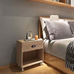 VidaXL Nightstand Brown Solid Wood