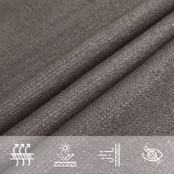 vidaXL Sunshade Sail 160 g/mÂ² HDPE Patio Sunscreen Outdoor Canopy Party Tent - anthracite, 3.6 x 3.6 m - Additional view 4