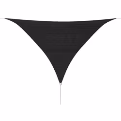 vidaXL Sunshade Sail HDPE Triangular 5x5x5m Anthracite Garden Awning Canopy