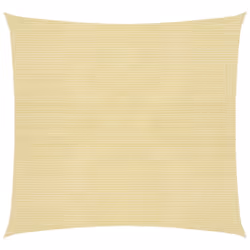 vidaXL Sunshade Sail HDPE Square 3.6x3.6m Beige Garden Patio Awning Canopy - Additional view 4