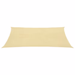 vidaXL Sunshade Sail HDPE Rectangular 2x4m Beige Garden Patio Awning Canopy