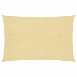 vidaXL Sunshade Sail HDPE Rectangular 2x4m Beige Garden Patio Awning Canopy