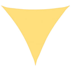 vidaXL Sunshade Sail Canopy Screen Balcony Awning Canopy HDPE Rectangular - beige, 5 x 5 x 5 m