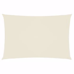 vidaXL Sunshade Sail Oxford Fabric Rectangular 2x4m Cream Patio Awning Canopy