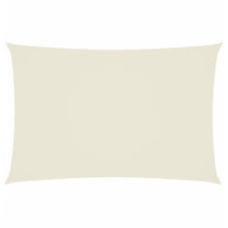 vidaXL Sunshade Sail Oxford Fabric Rectangular 2x4m Cream Patio Awning Canopy