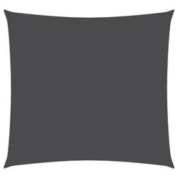 vidaXL Sunshade Sail Oxford Fabric Square 3.6x3.6m Anthracite Garden Awning