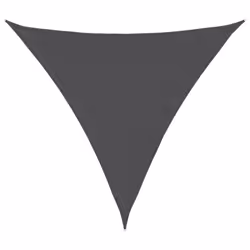 vidaXL Sunshade Sail Oxford Fabric Triangular 3.6x3.6x3.6m Anthracite Awning