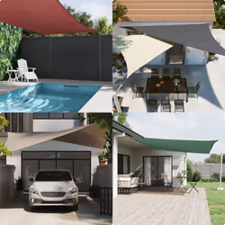 vidaXL Sunshade Sail Oxford Fabric Triangular 3.6x3.6x3.6m Anthracite Awning