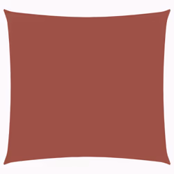 vidaXL Sunshade Sail Oxford Fabric Square 3.6x3.6m Terracotta Garden Awning