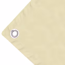 vidaXL Balcony Screen Oxford Fabric 90x400cm Cream Garden Patio Panel Sunshade