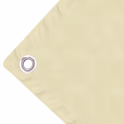 vidaXL Balcony Screen Oxford Fabric 90x600cm Cream Garden Patio Panel Sunshade