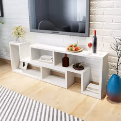 VidaXL TV Cabinet Double L-Shaped White