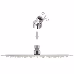 VidaXL 142156 shower head Rain shower head Stainless steel - Additional view 4