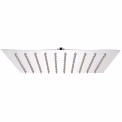 vidaXL 1/2x Rain Shower Head Stainless Steel Square Sprinkler Multi Sizes - 20 x 20 cm/ 1 pcs