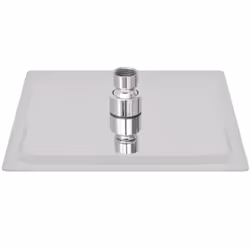vidaXL 1/2x Rain Shower Head Stainless Steel Square Sprinkler Multi Sizes - 20 x 20 cm/ 1 pcs