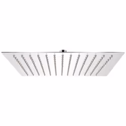 vidaXL 1/2x Rain Shower Head Stainless Steel Square Sprinkler Multi Sizes - 25 x 25 cm/ 1 pcs