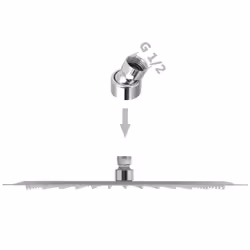 VidaXL 142161 shower head Rain shower head Stainless steel - Additional view 6