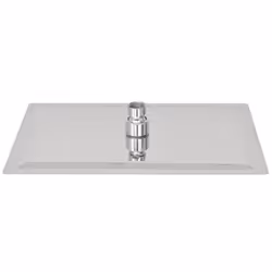 vidaXL Rain Shower Head Stainless Steel 20x30cm Rectangular Anti-limescale