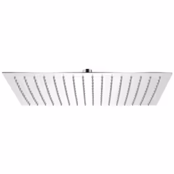 vidaXL 1/2x Rain Shower Head Stainless Steel Square Sprinkler Multi Sizes - 30 x 40 cm/ 1 pcs