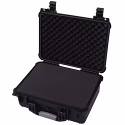 vidaXL Protective Equipment Case 40.6x33x17.4cm Black Durable Carry Box Trunk - Additional view 2