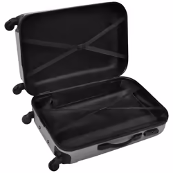VidaXL 91142 luggage Luggage bag set Hard shell Silver ABS - Additional view 4