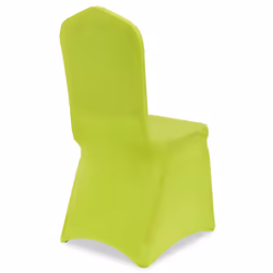 6 Removable Stretch Chairs Seat Cover Party Wedding Banquet Conference Green - Additional view 4