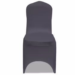 vidaXL 4x Stretch Chair Covers Anthracite Seat Protector Dining Party Wedding