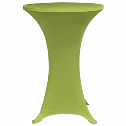 vidaXL 2x Stretch Table Cover 60cm Green Event Tablecloth Tableware Protector