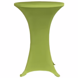 vidaXL 2x Stretch Table Cover 70cm Green Party Tablecloth Tableware Slipcover