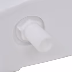 vidaXL Toilet Cistern with Bottom Water Inlet 3/6 L White Bathroom Water Tank