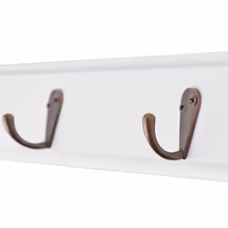 vidaXL Coat Rack MDF White Baroque Style Clothes Storage Hanger Holder Hook - Additional view 4