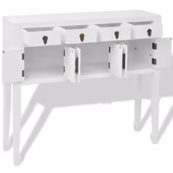 VidaXL Sideboard Chinese Style Solid Wood White - Additional view 4
