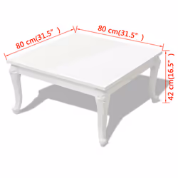 VidaXL 243379 coffee/side/end table Square shape - Additional view 5
