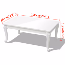 VidaXL 243380 coffee/side/end table Rectangular shape - Additional view 5
