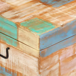 Storage Chest Coffee Side Couch Table Living Room Solid Reclaimed Recycled Wood - Additional view 10