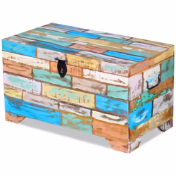 Storage Chest Coffee Side Couch Table Living Room Solid Reclaimed Recycled Wood
