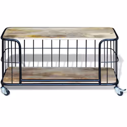 VidaXL TV Cabinet Solid Mango Wood 100 x 40 x 45 см - Additional view 6