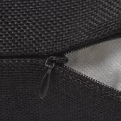 VidaXL 131559 bed pillow Square 50 x 50 cm Polyester fiber Black