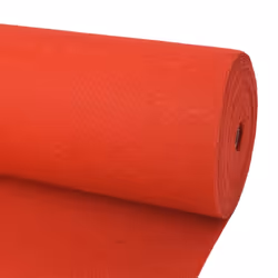 vidaXL Exhibition Carpet Plain 1x24m Red Commercial Wedding Party Events Rug