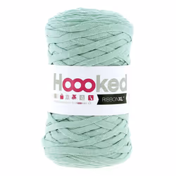 Hoooked RibbonXL, Super bulky, Super bulky, Mint, Cotton, 120 m, Mint Shades