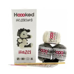 Hoooked Crochet Kit - Hazel the Hedgehog - 100% Recycled Yarn - Amigurumi Gift