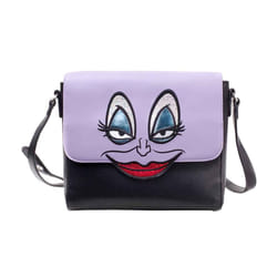 Little Mermaid Shoulder Bag Ursula Croco face new Official Disney Black