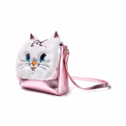 Disney Marie Shoulder Bag With Furry Flap Multicolour Woman