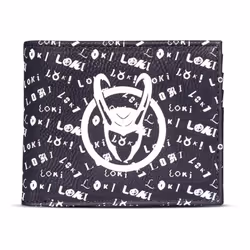 MARVEL COMICS Loki Symbols & Logos Bi-fold Wallet - MW270613LOK