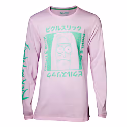 DIFUZED Rick and Morty - Japan Pickle, T-shirt, All, Male, Pink, Image, XL